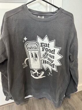 Disney trash can 'Eat Food On My Head' Sweatshirt